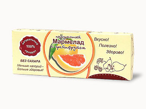  Мармелад натуральный "Грейпфрут" 140г в Уссурийске