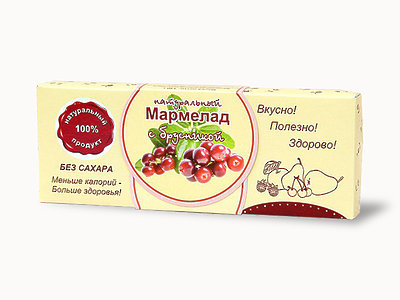 №2 Мармелад натуральный "Брусника" 140г в Уссурийске