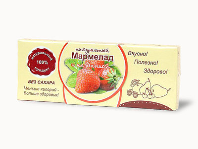  Мармелад натуральный "Клубника" 140г в Уссурийске