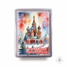 №1 Пряник 600г новогодний Храм Василия Блаженного (в подарочной пластиковой упаковке) в Уссурийске