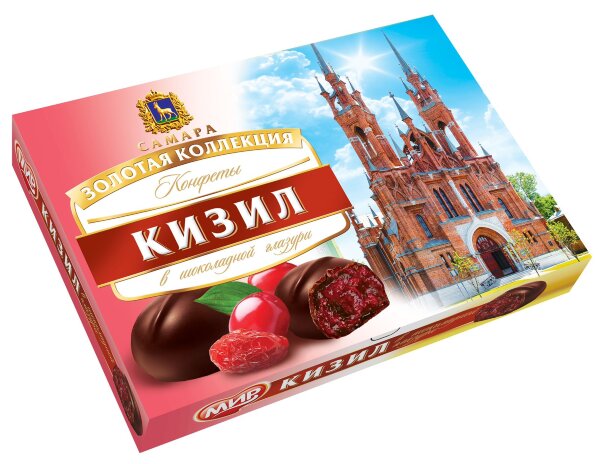 №2 КФ МИР Кизил в шоколадной глазури 160г в Уссурийске